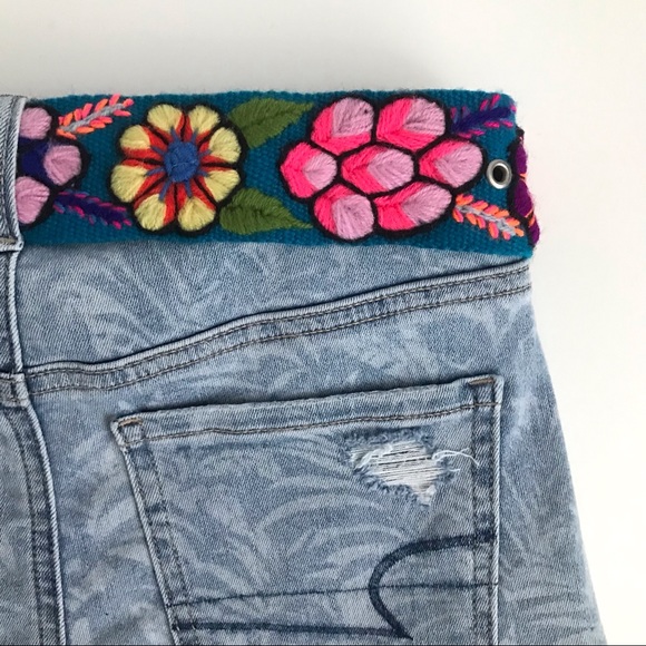 Handmade Wool Embroidered Belt - Picture 3 of 9